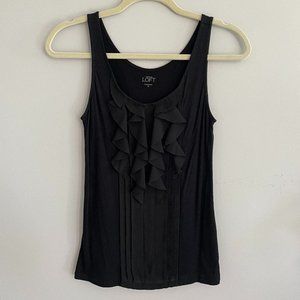 Ann Taylor LOFT Ruffled Camisole Tank Top